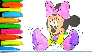 Coloring Disney Mickey Mouse Clubhouse Baby Minnie Mouse Colouring pages Bright Colors Coloring Disney Mickey Mouse Clubhouse Baby Minnie Mouse Colouring pages Bright Colors