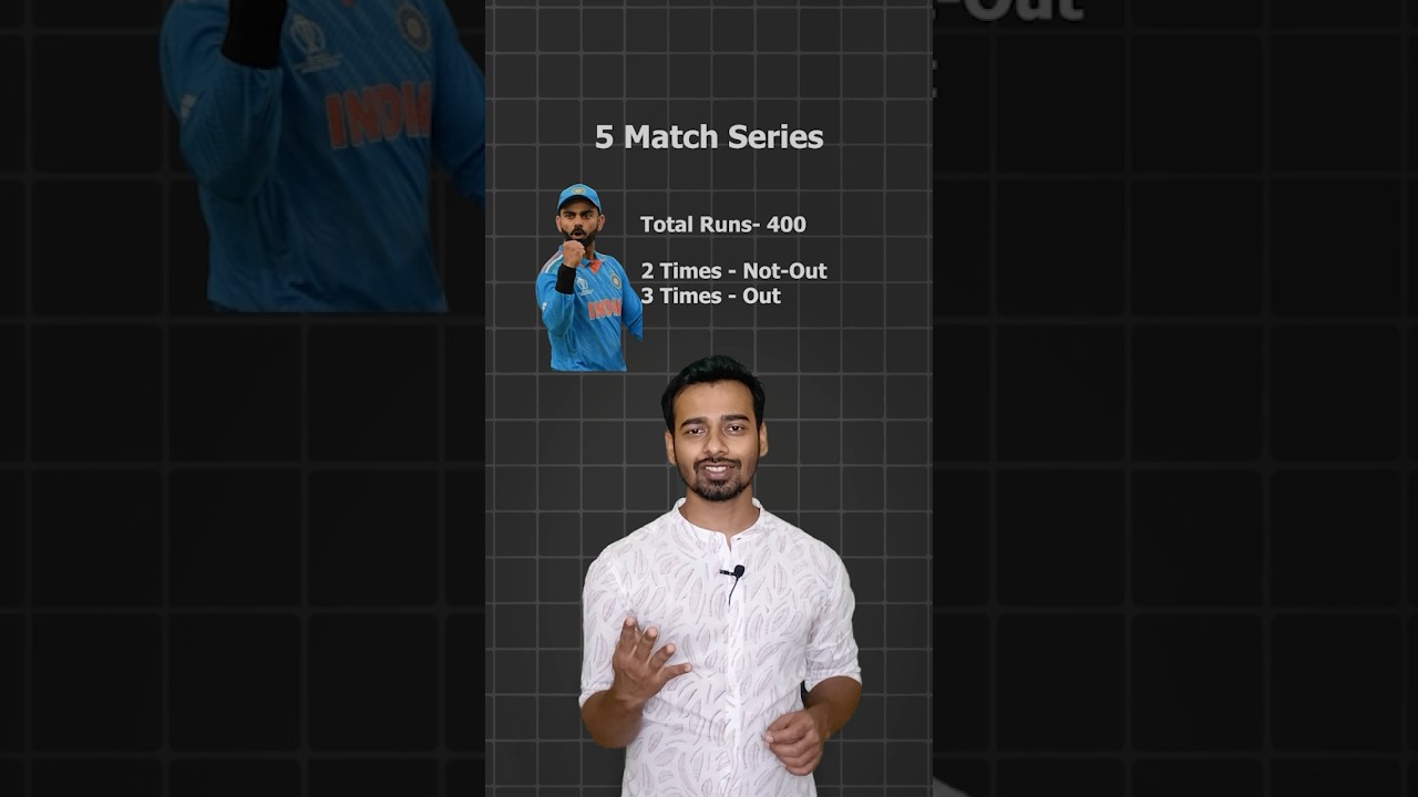 Decoding Cricket Mathematics | Batting Average explained #cricket #shorts #ipl #viral #trending