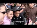 Will Smith and son Jaden Smith leaving there SOHO Hotel in NYC