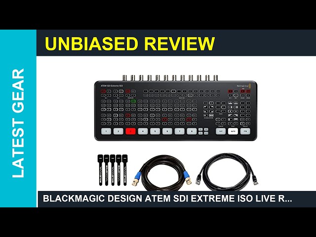 Blackmagic Design ATEM SDI Extreme ISO Live Review 2026 - YouTube