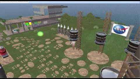Opensim iED Rocketworld Flythough - Part 1