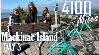 Trading the Motorcycle for a Bicycle for a Day to Ride the Perimeter of Mackinac Island (HWY M-185)