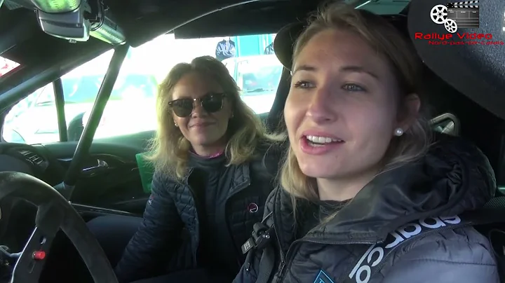 Pauline Carbone et Hlne Wattez au Dpart du Rallye ...