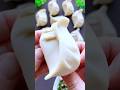 Slow-Mo Yuanbao Dumpling Wrapping Tutorial 🥟 #chinesefood #streetfood