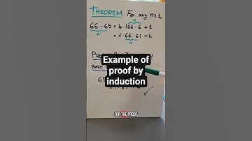 An example of proof by induction, and numbers in different bases #math #proof #induction #stem