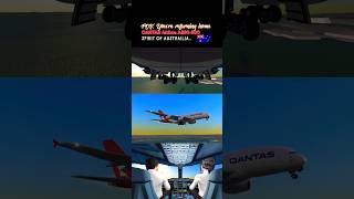 Qantas Airbus A380 Landing at Melbourne Airport 🇦🇺 | Real Flight Simulator 2026 #shorts #australia