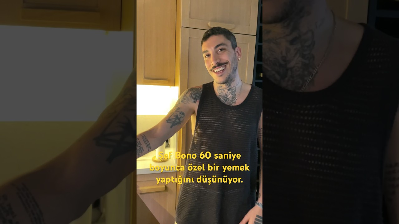 Bono Şef’in mutfağındaydık bir şekilde… #shorts #canbonomo #yemektarifleri
