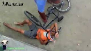 BMX Halfpipe FAIL