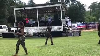 Miss Portia performing in Amite, LA 2019