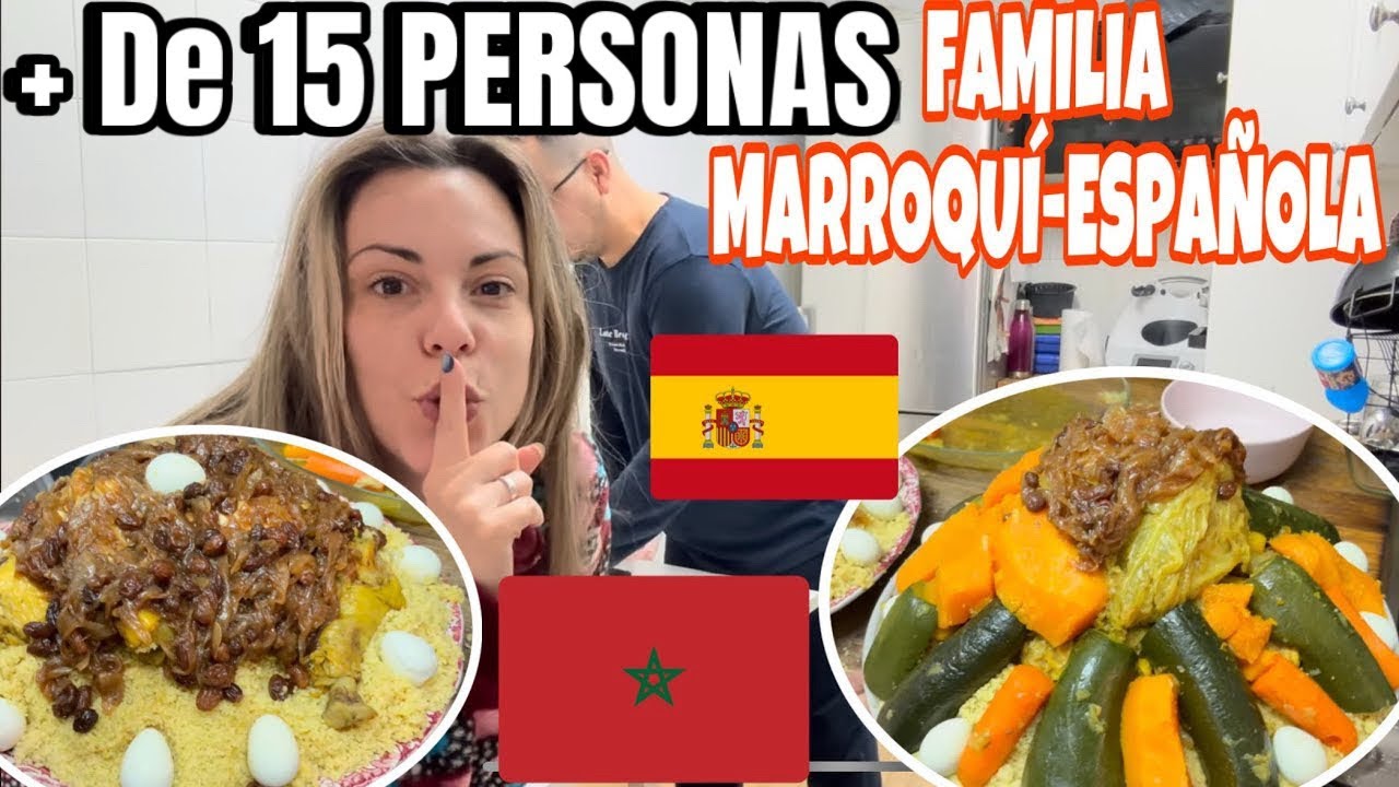 Vlog familiar🇲🇦🇪🇸| Cous Cous MARROQUÍ| LIMPIEZA y ORGANIZACIÓN| COMIDA con AMIGOS