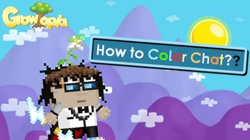 How to put color in chat? | Growtopia