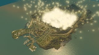 GTA 5 LOS SANTOS vs METEOR 500 - Cities Skylines