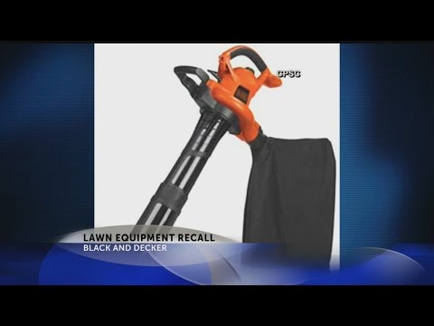 BLACK+DECKER™ Recalls Electric Blower/Vacuum/Mulchers Due to