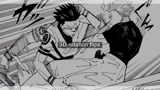 3d rotation flips transition tutorial ― after effects