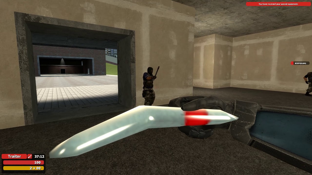 Garry's Mod - TTT Addon: Boomerang. Update 1.01