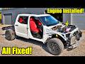 I REBUILT MY ONCE DESTROYED $70,000 TOYOTA TUNDRA TRD PRO!!!