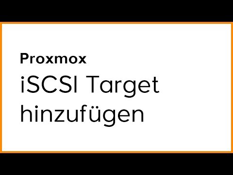 iSCSI Target unter Proxmox einrichten