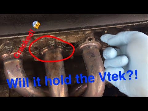 Video: Bisakah JB Weld digunakan pada exhaust manifold?