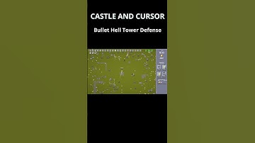 Castle And Cursor. A Fast Paced Bullet Hell Tower Defense Game