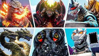 GIGABASH - All Ultimate Attacks & Transformations   Godzilla Nemesis DLC | 4K ULTRA HD