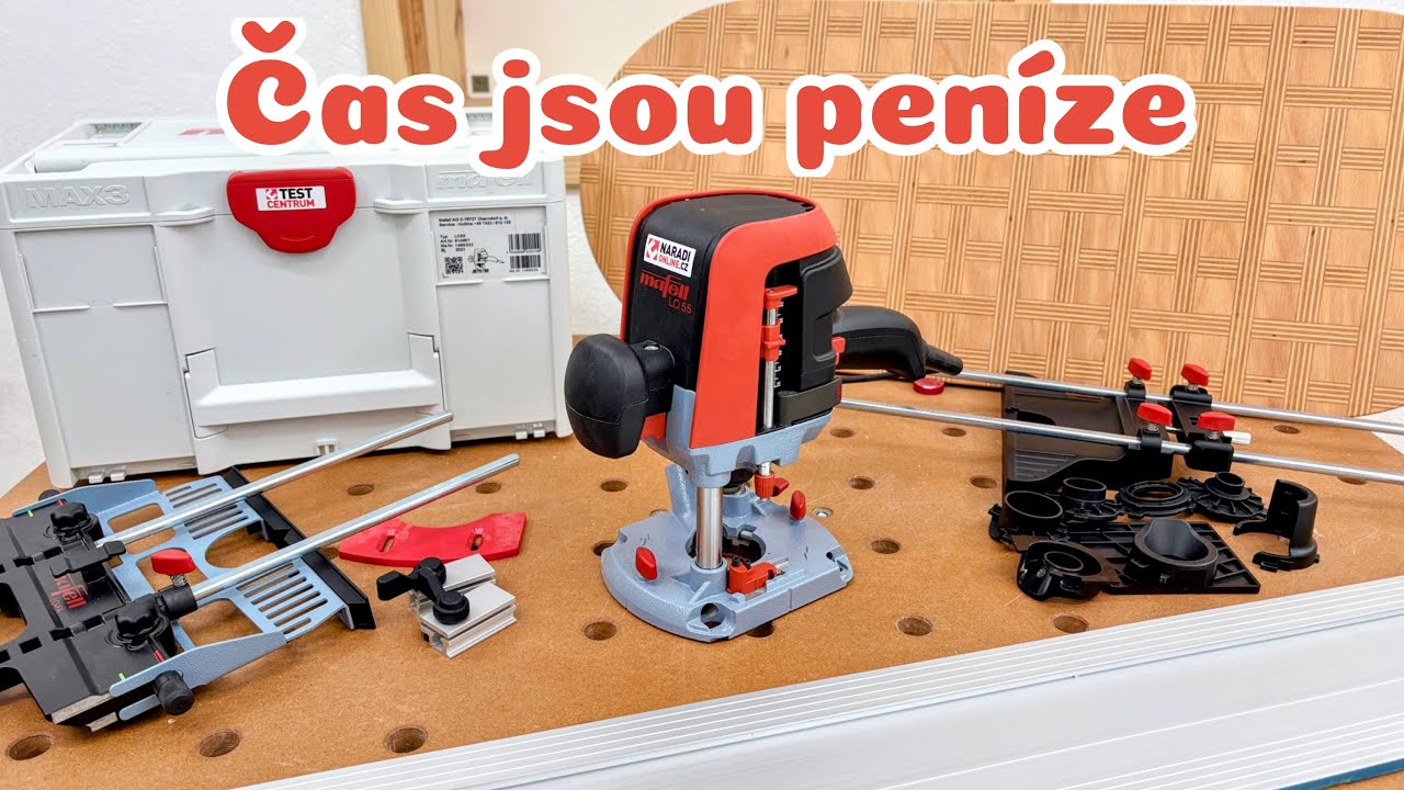 Horní frézka Mafell LO 55 EC, test, recenze