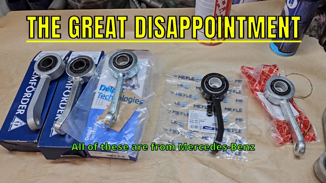 Comparison !!! - Febi Meyle Delphi Lemforder Mercedes Benz W211 W219