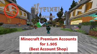 Minecraft Premium Shop Accounts For 1,50$ (Gamingaccountz.com)