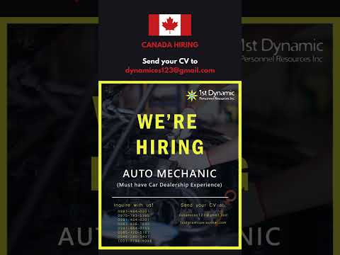 Automotive Technician Jobs In Canada With Visa Sponsorship