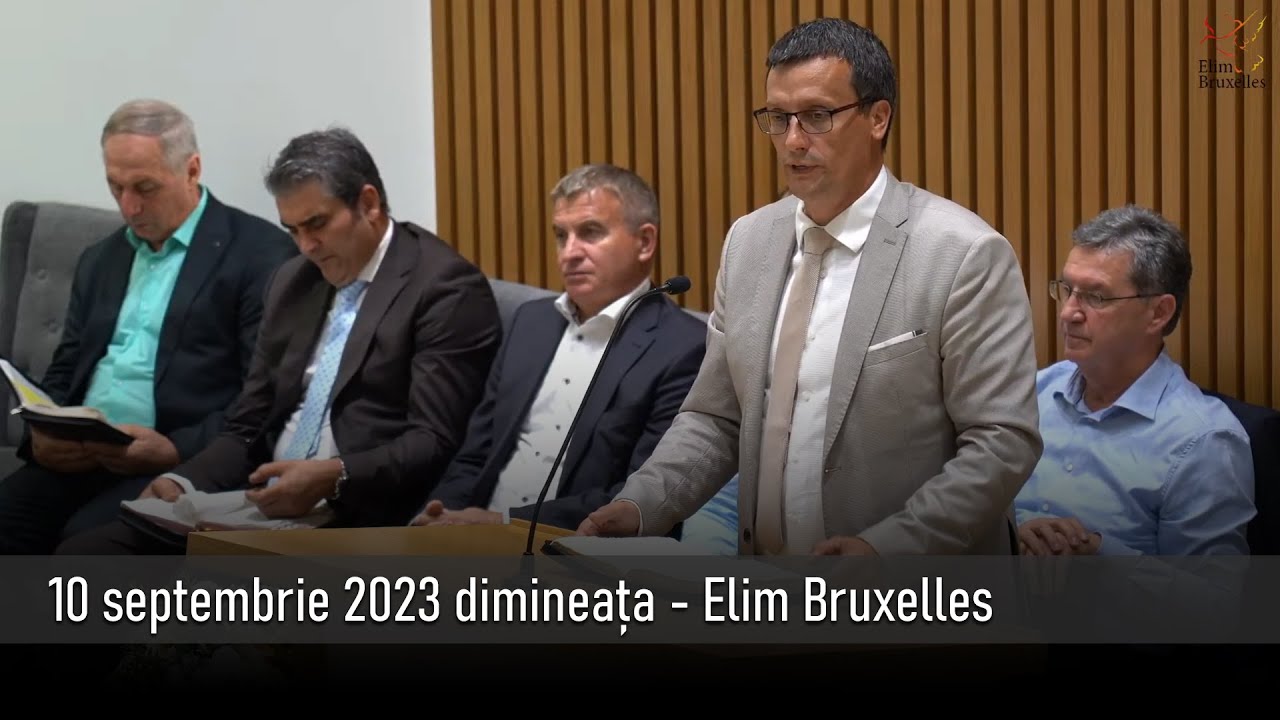 LIVE Elim Bruxelles | 10 septembrie 2023 dimineața