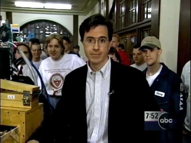 Needs a blowjob Colbert ass hole craig kilborn