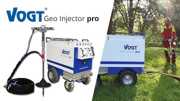 VOGT Geo Injector pro - Working with the machine