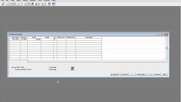 Sage Timberline Accounting: Video 9 General Ledger Journal Entry, Pervasive (Legacy)