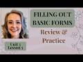 English Forms Practice and Review (Beginner Lesson) | Unit 3 Lesson 5