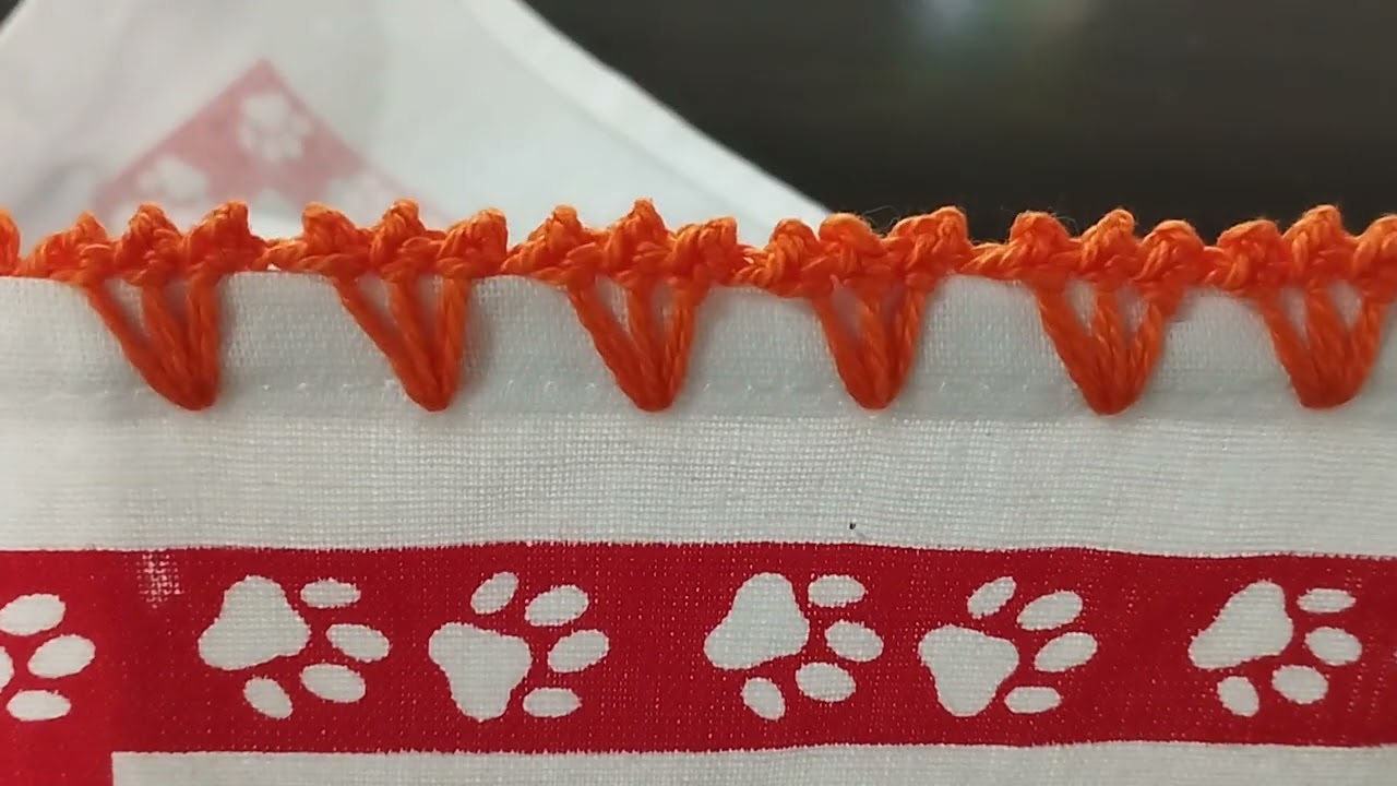 Novo ponto PICÔ, barradinho pano de prato.#bicodecroche #trabalhoemcasa #feirareligiosa #pontopico