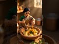 Tiny Chef making Crispy Samosas ✨ #miniaturecooking #animation #villagelife #asmrfood