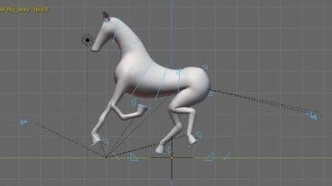 Blender 2.8 Animation Horse Run Cycle