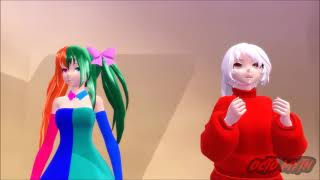 [MMD x OC + Friends] Elevator Troubles (model test)