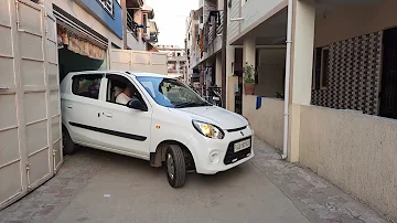 Smart Alto parking style, 11 feet road and 12/10 parking space.