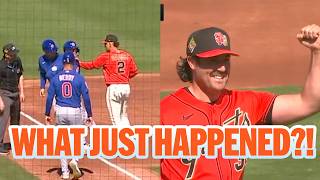 Cubs hit into WILD triple play 😱