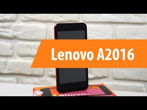 Распаковка Lenovo A2016 / Unboxing Lenovo A2016
