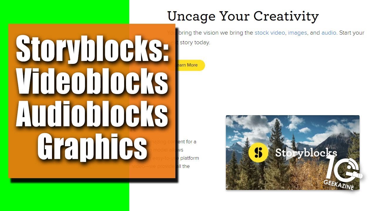 Videoblocks, Audioblocks, Storyblocks Footage for your Video, Podcast