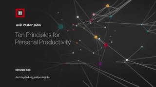 Ten Principles for Personal Productivity