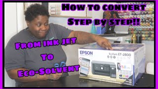 Converting Your Eco Tank Into An Eco Solvent Printer