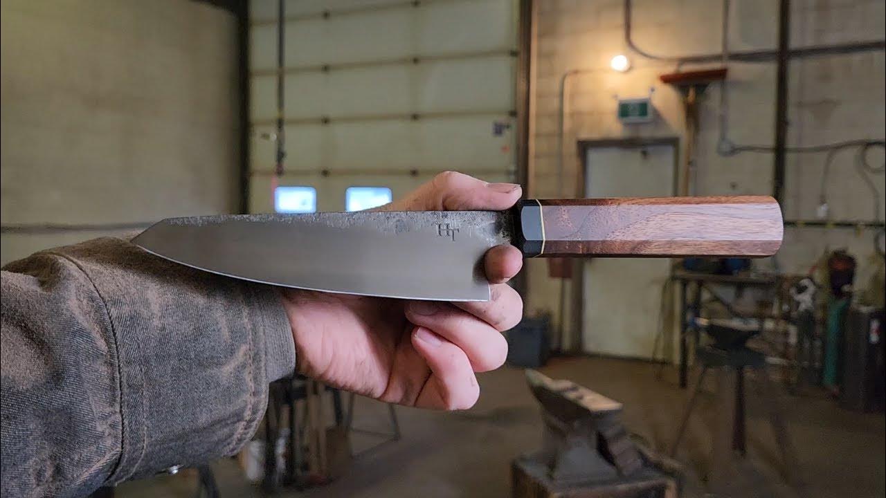 Part 2 a honesuki Finishing the knife YouTube