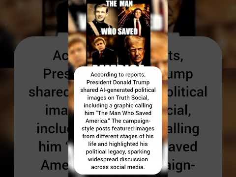 Trump’s AI Political Images Spark Online Debate