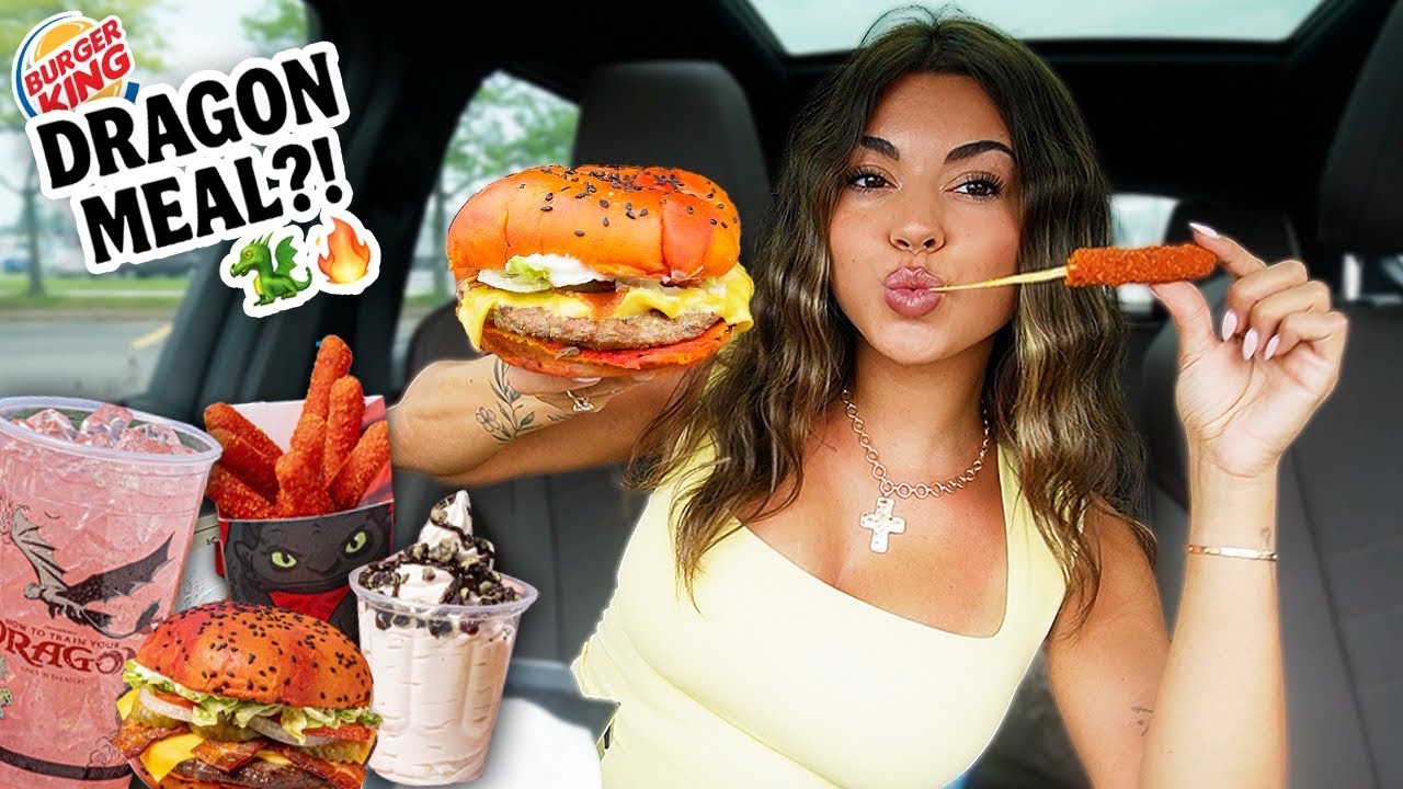 I Tried the DRAGON MEAL at Burger King… WHAT’S INSIDE?! 🐉🔥