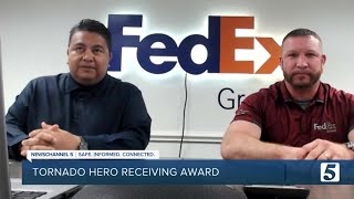 FedEx to give Humanitarian Award to supervisor who got dozens to safety in Mt. Juliet before tornado