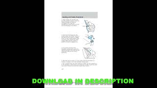 Mercury Mariner Owner’s Manual (2004-2011) | PDF Guide 2004 Mercury Sable Owners Manual