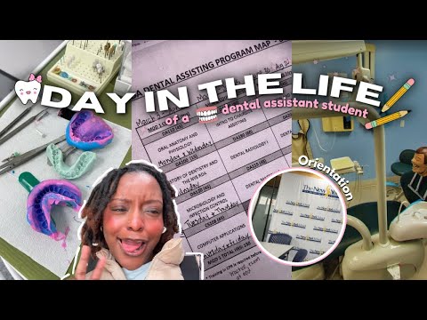 🦷DENTAL ASSISTANT STUDENT VLOG: 01 | orientation debrief + my class schedule