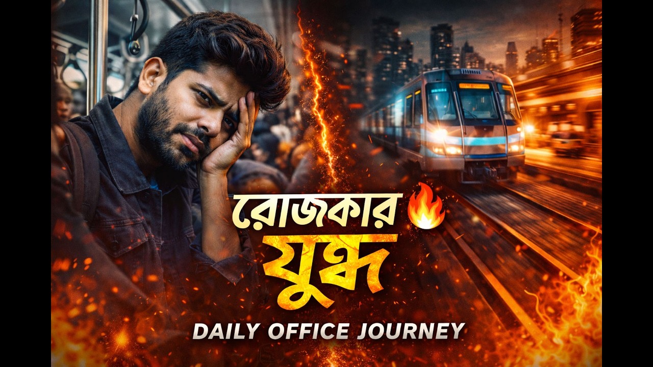 রোজকার ট্রেনের কামরা | Bengali Rock Song 2026 | Daily Commute Music #BengaliRock #citylifemusic